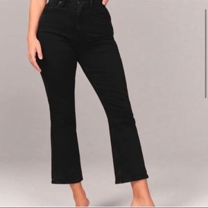 ABERCROMBIE curve love “the kick flare” ultra high-rise jeans 33short